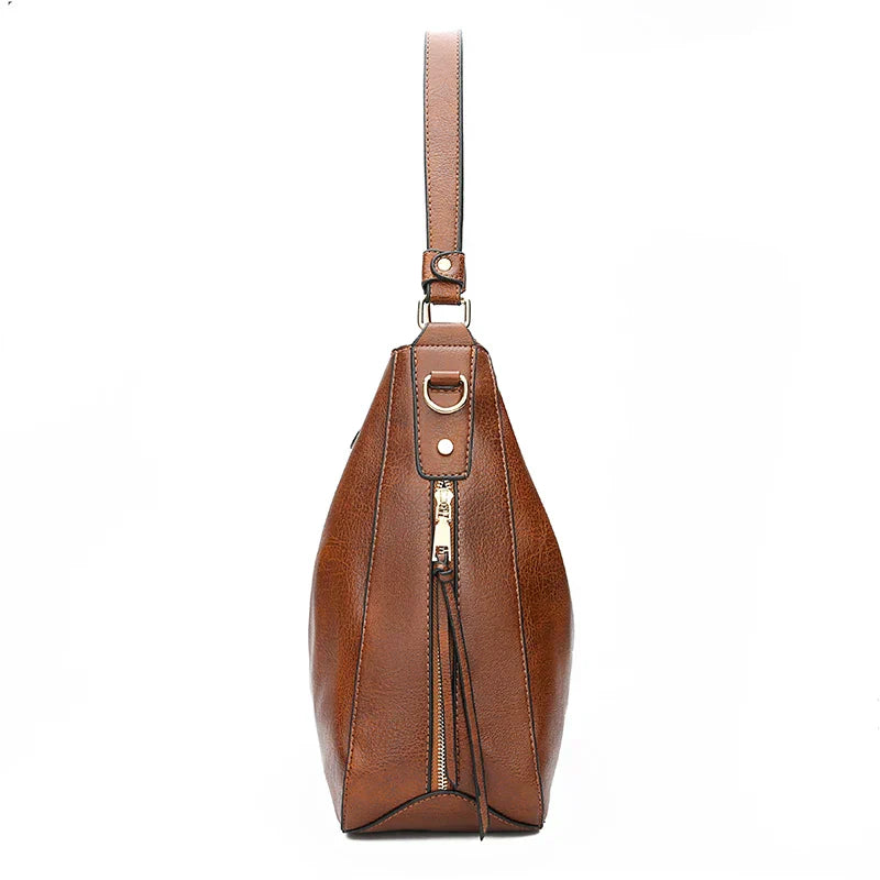 Mila | Leder Schultertasche