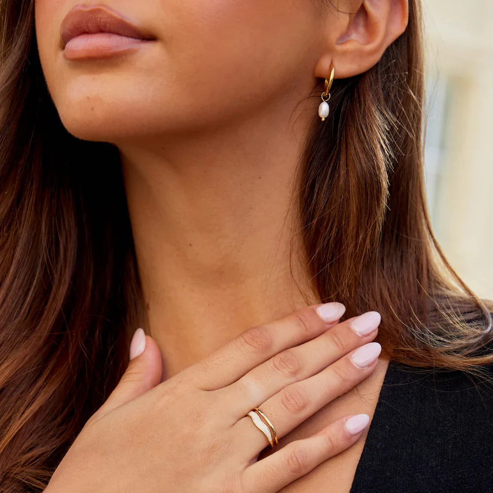 Elise™ | Skulptierter Schicht-Ring