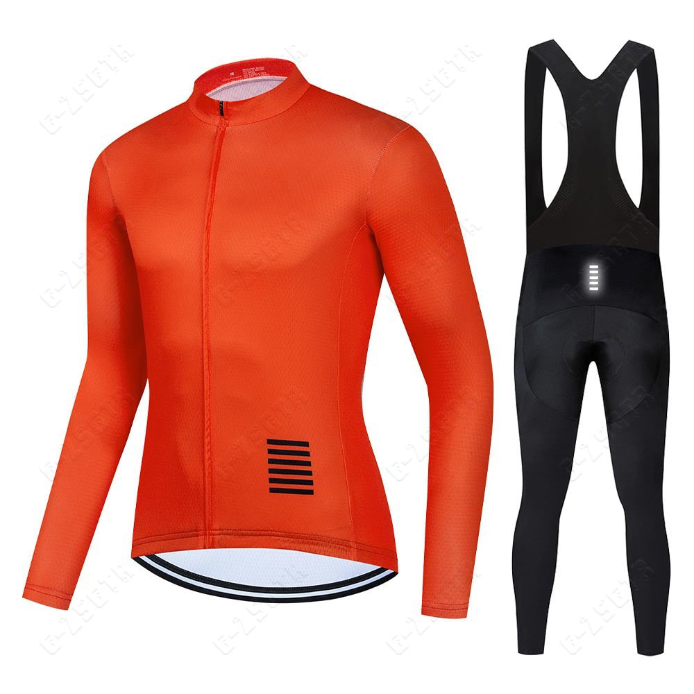Professionelles Langarm-Radsportbekleidungsset