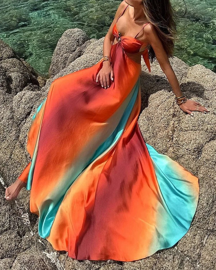 Harlow | Sunset Maxikleid