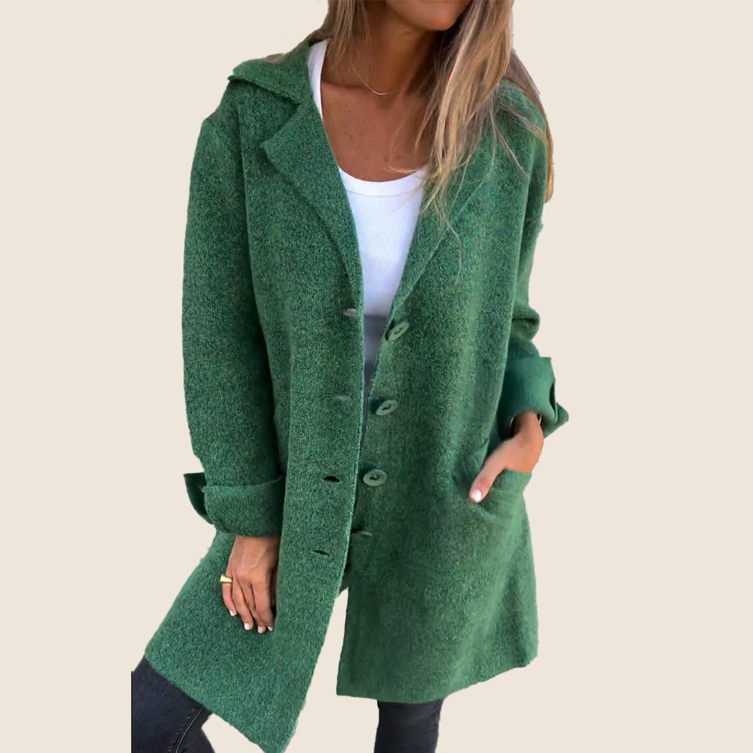 Frankie | Lässiger Oversized-Mantel mit Revers