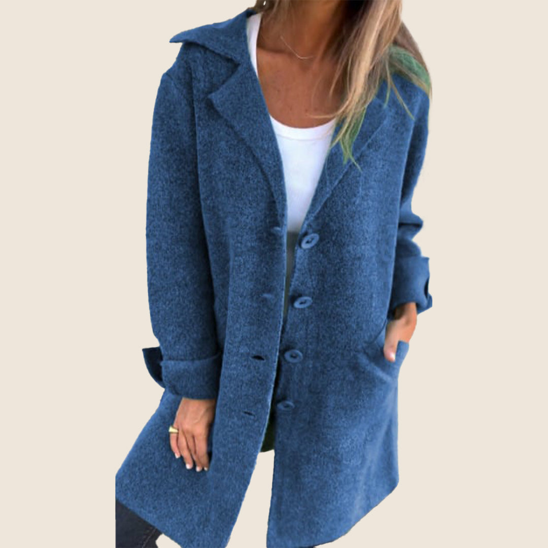 Frankie | Lässiger Oversized-Mantel mit Revers