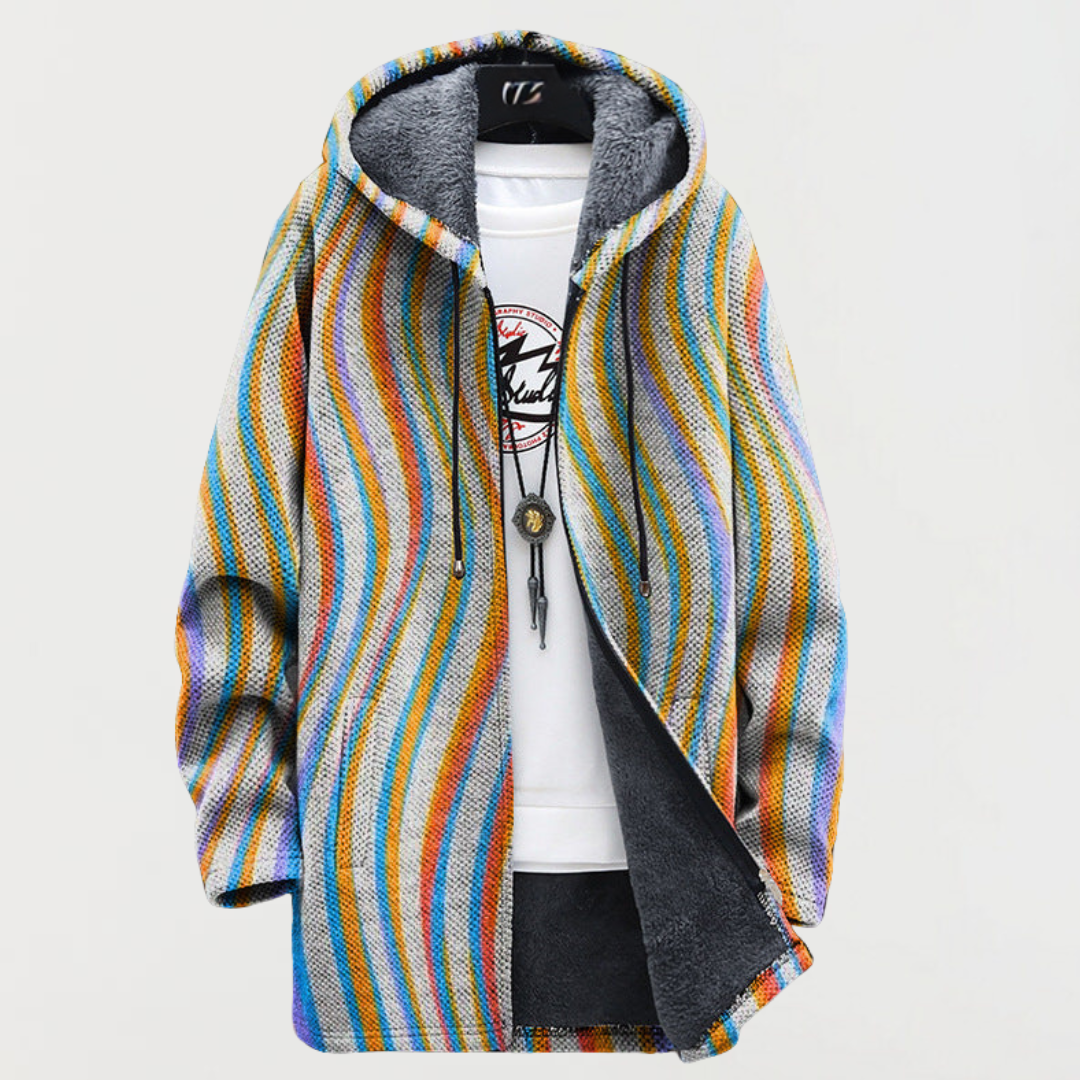 Maya | Wirbelstreifen-Hoodie