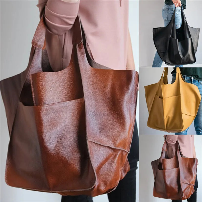 Laura | Vintage Lederhandtasche