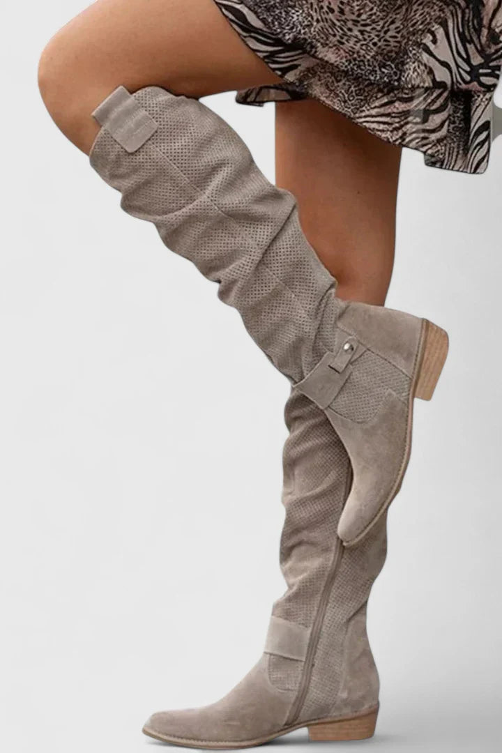 HALVIRA I ELEGANTE HOCHGESCHNITTENE STIEFEL
