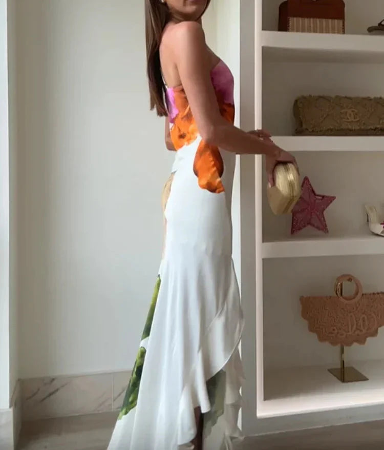 Das Diana™ - Elegantes Patchwork-Maxikleid