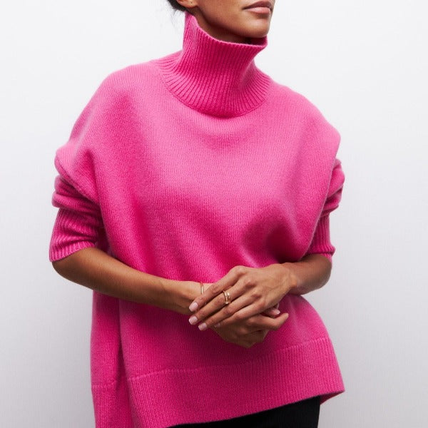 AVERY I MODERN PULLOVER MIT HOHEM KRAGEN
