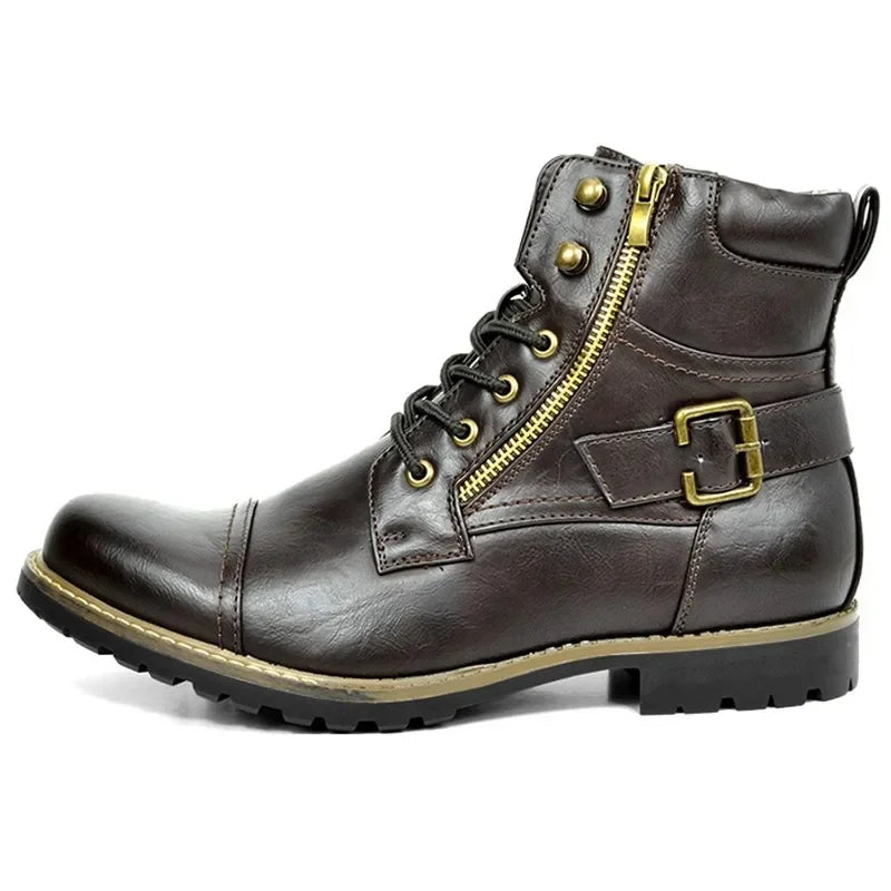 Phoenix | Leder Schnür-Stiefel