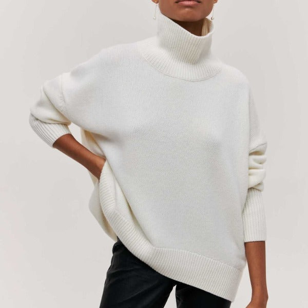 AVERY I MODERN PULLOVER MIT HOHEM KRAGEN