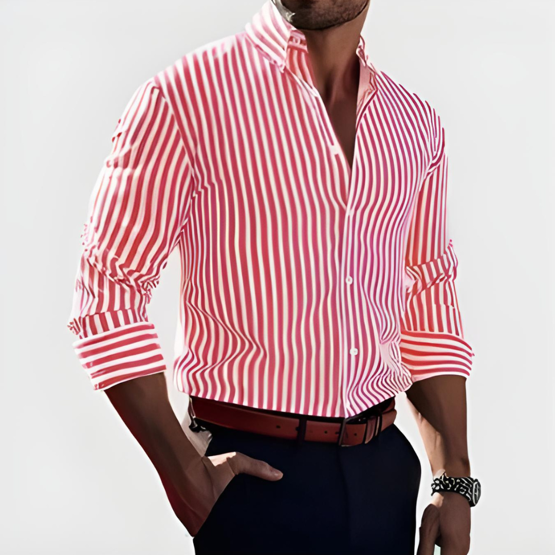 LEO I ELEGANTES GESTREIFTES HEMD