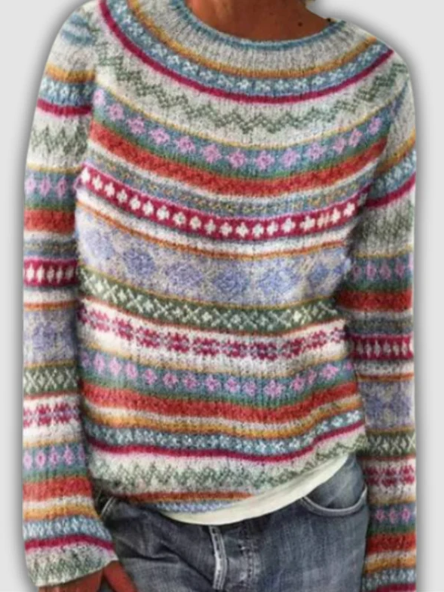 SALOME I STILVOLLER RETRO-PULLOVER