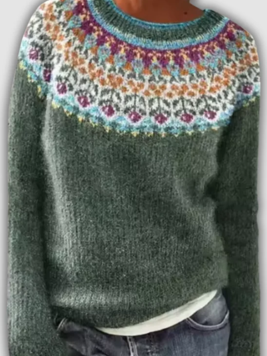 CELINA I GEMÜTLICHER RETRO PULLOVER