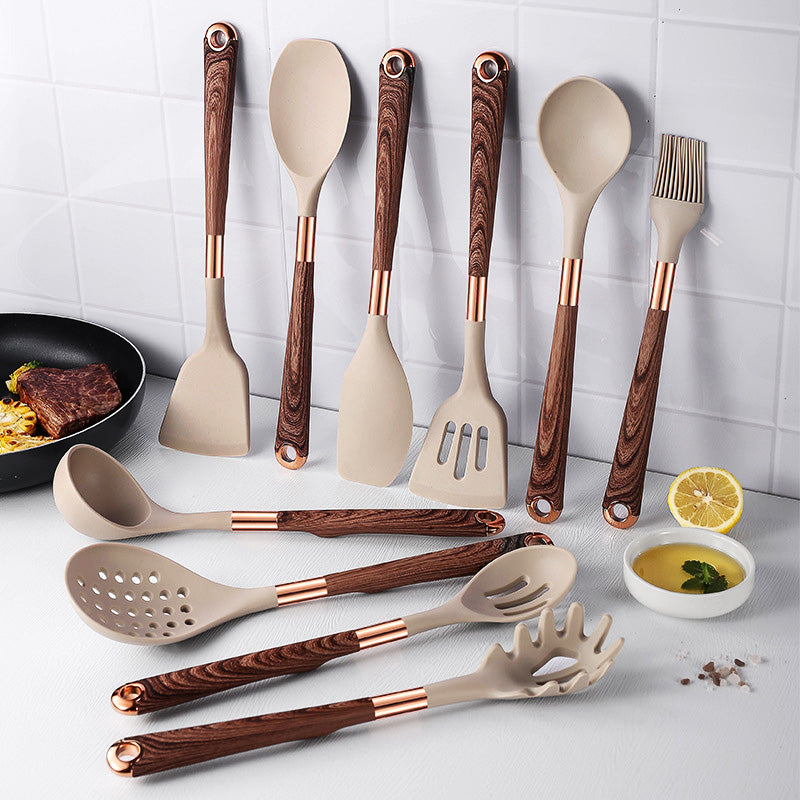 Set mit 10 langlebigen Küchenutensilien