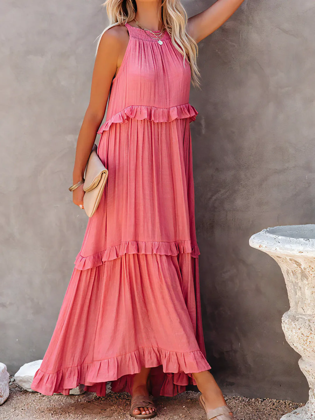 Darcey™ Ruffle Breeze Maxikleid