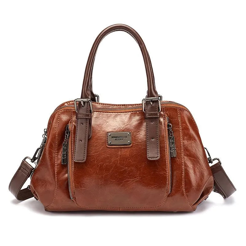 Dominique | Elegante Lederhandtasche