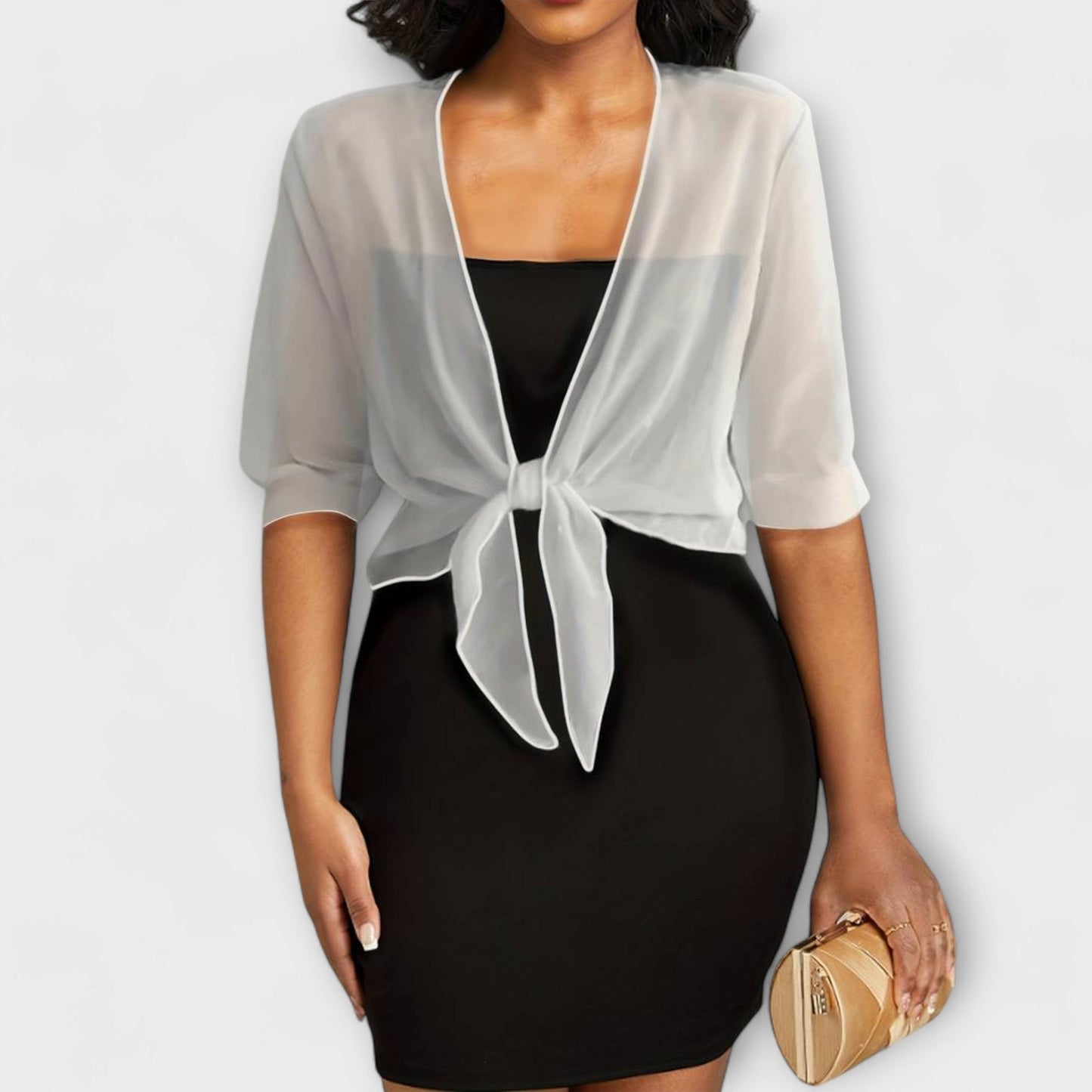 Olivia - Bluse mit offenem Vorderteil