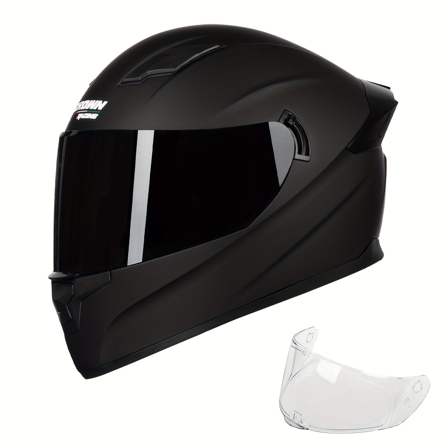 F-700 Motorradhelm - Matt Schwarz