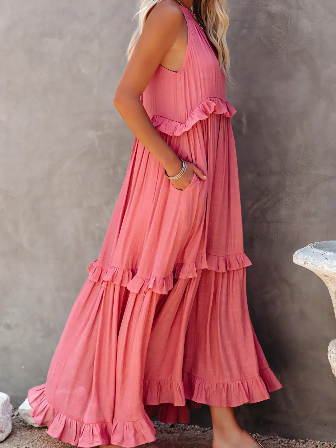 Darcey™ Ruffle Breeze Maxikleid