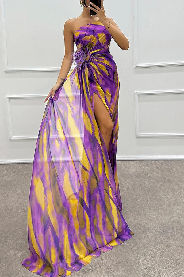 Mavis | Vibrantes Maxikleid