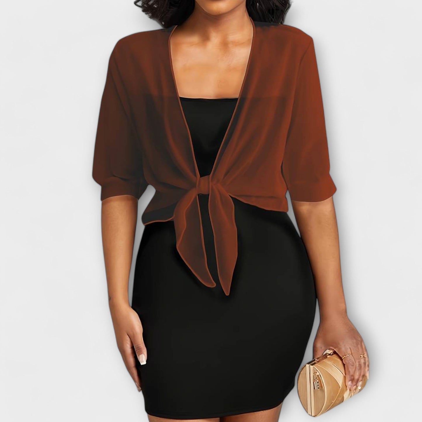 Olivia - Bluse mit offenem Vorderteil