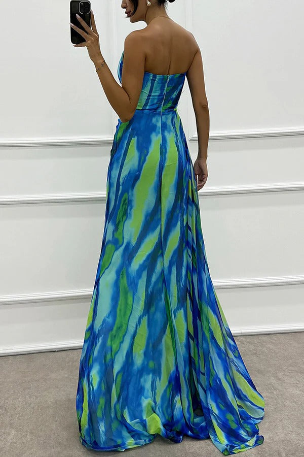 Mavis | Vibrantes Maxikleid