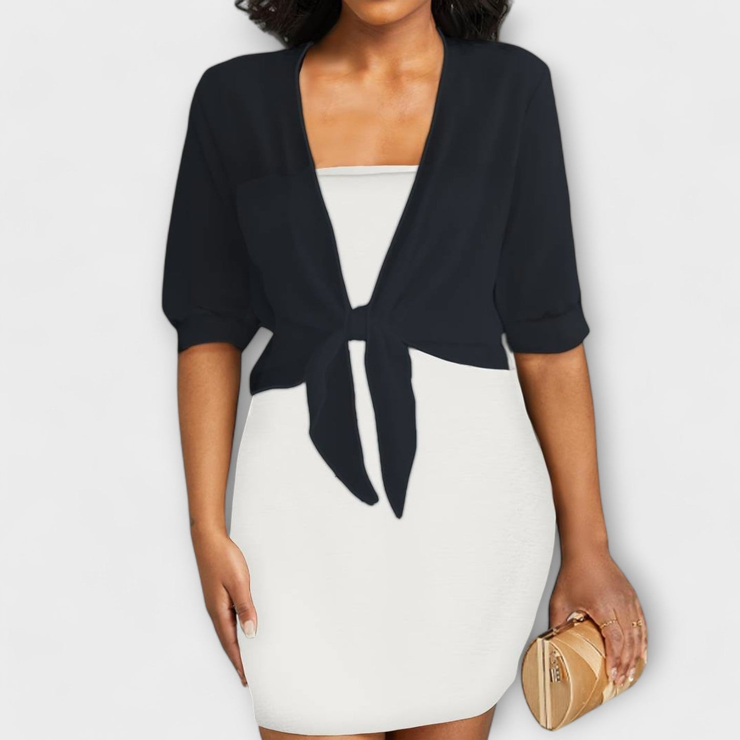 Olivia - Bluse mit offenem Vorderteil