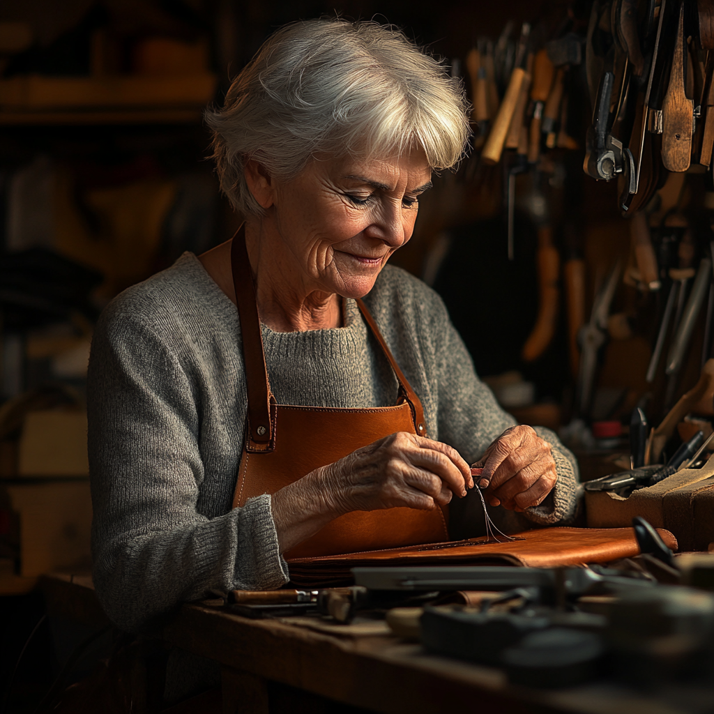 Gloria | Vintage-Ledertasche