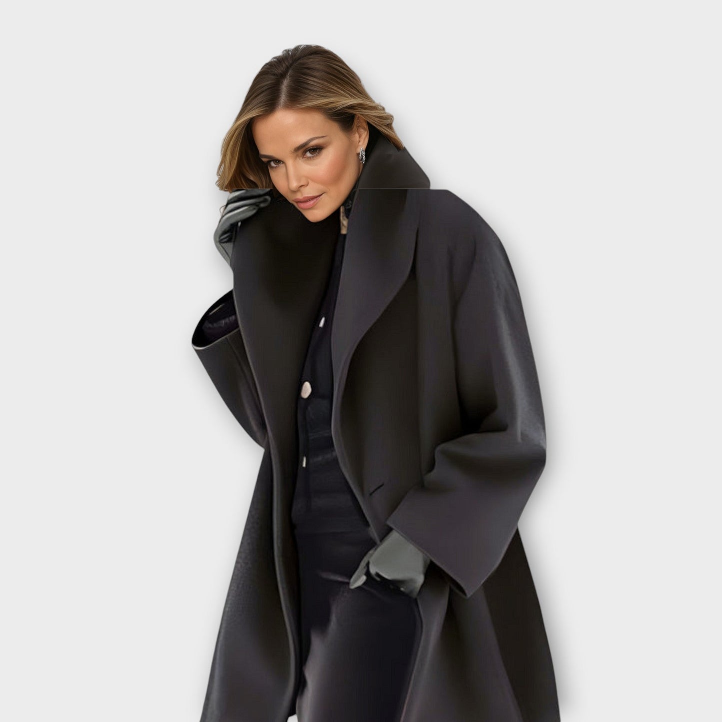 Emma | Premium Winddichter Wollmantel