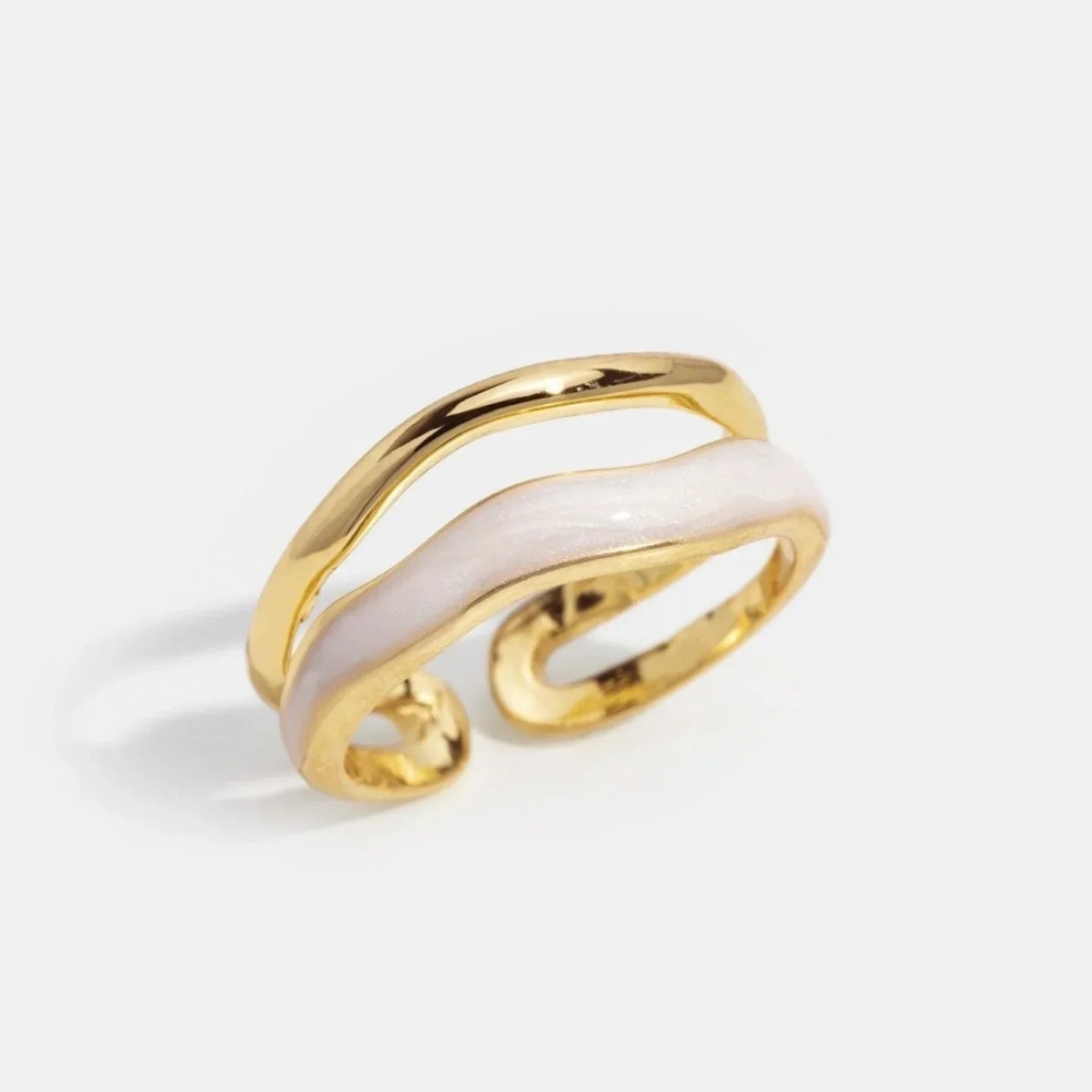 Elise™ | Skulptierter Schicht-Ring