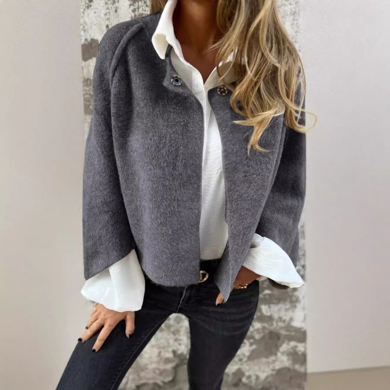 KATHY I ELEGANTE JACKE MIT AUSGESTELLTEN ÄRMELN