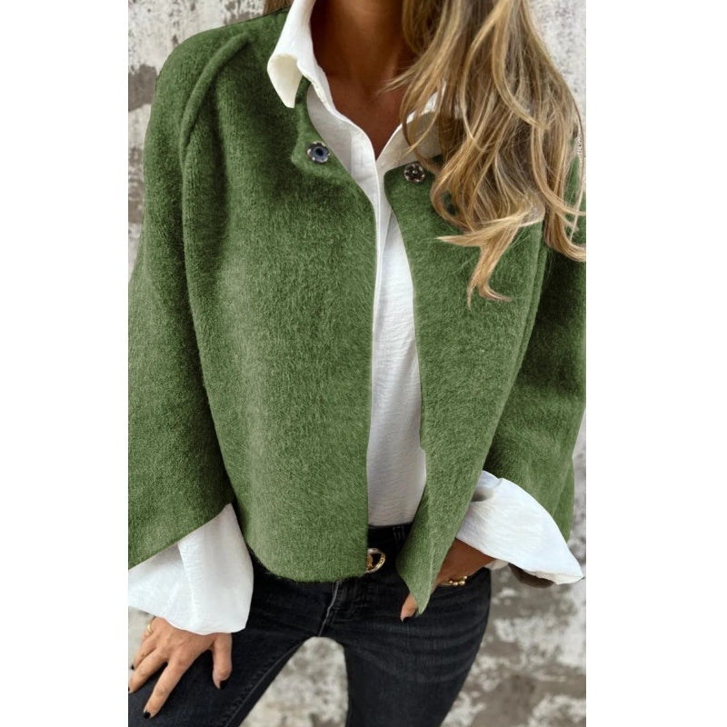 KATHY I ELEGANTE JACKE MIT AUSGESTELLTEN ÄRMELN