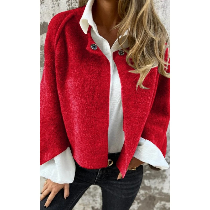 KATHY I ELEGANTE JACKE MIT AUSGESTELLTEN ÄRMELN
