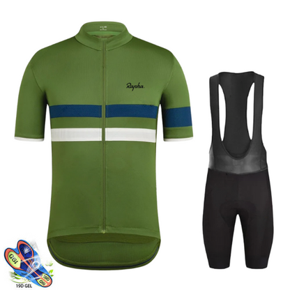 Rapha PRO - Grünes Fahrradset