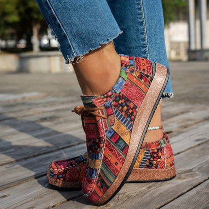 KIARA I STILVOLLE PRINT- TURNSCHUHE
