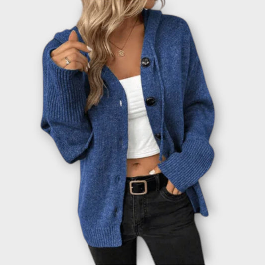 Brittan - Strickcardigan mit Knöpfen