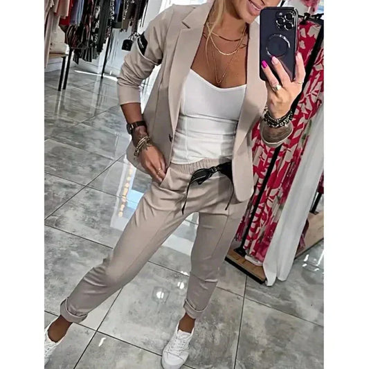 BELLE I ELEGANTES BLAZER- UND HOSEN-SET