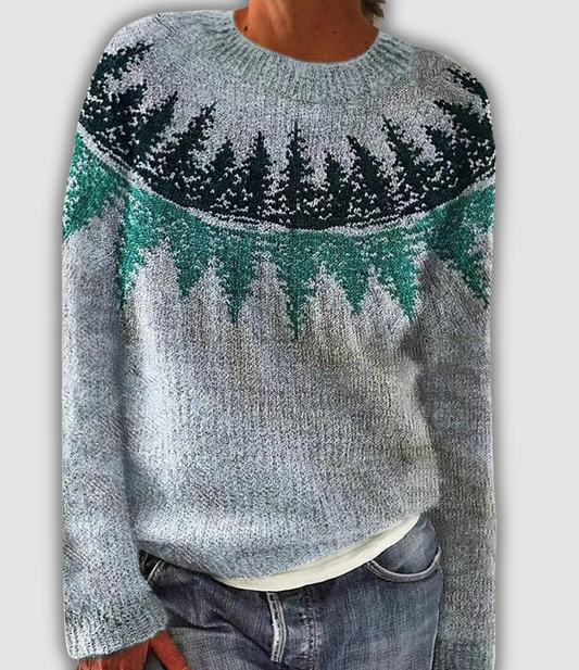 SMILLA I BEDRUCKTER RETRO-PULLOVER
