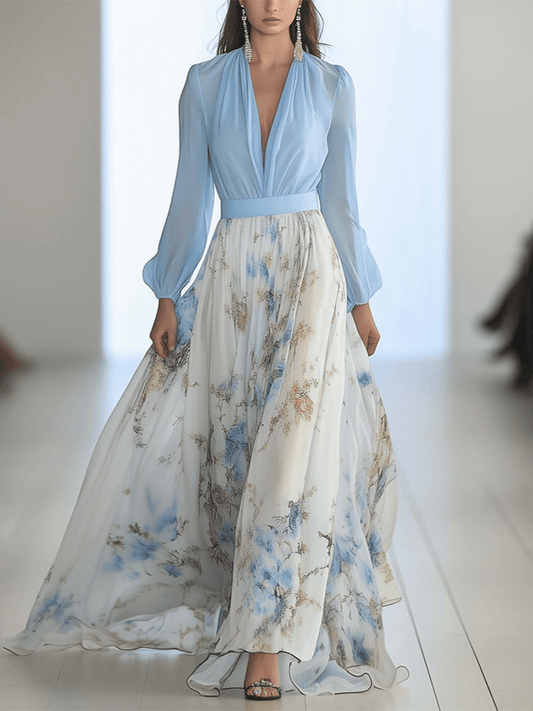 Tessa™ Langarmkleid mit Blumenmuster