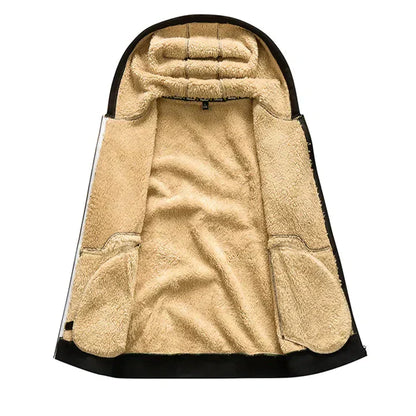 Arie – Winterjacke für Männer mit Kapuze und Fellkragen