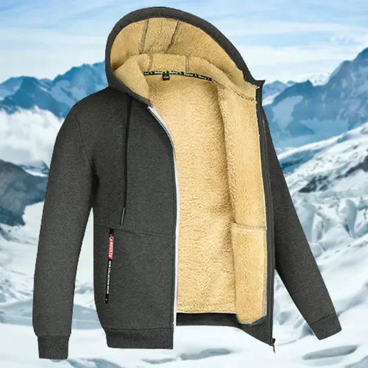 Arie – Winterjacke für Männer mit Kapuze und Fellkragen