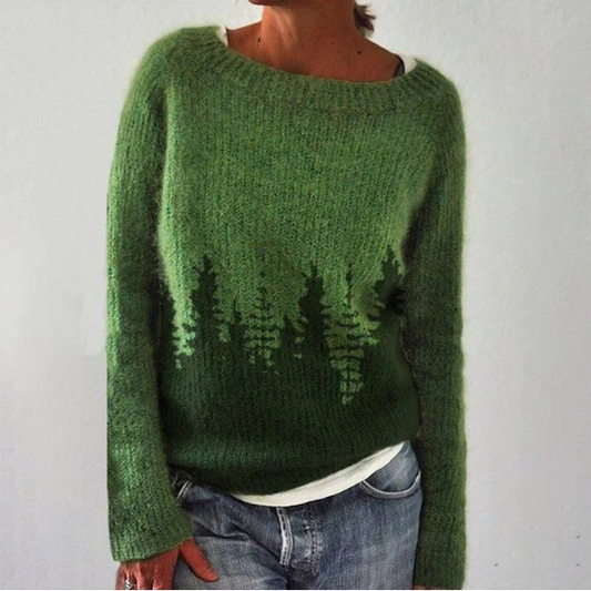 ZARIA I LÄSSIGER PULLOVER