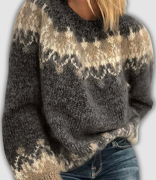 YLVA I BEQUEMER MOHAIR-PULLOVER