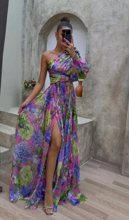 Mckenzie | Atemberaubendes Fließendes Kleid