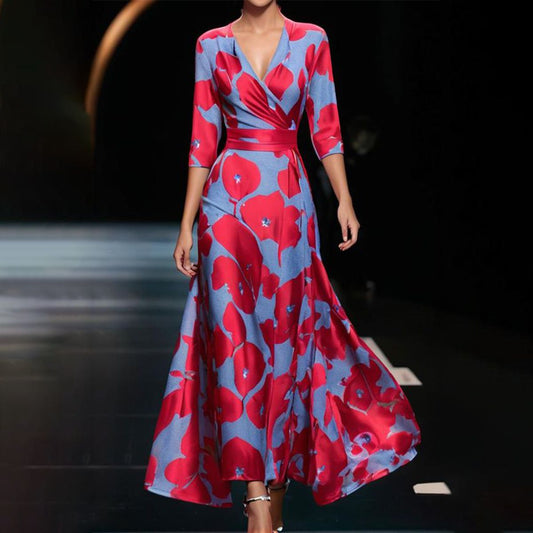 Jessica - V-Ausschnitt Kleid