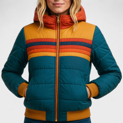 TYRA I STILVOLLE WINDDICHTE REGENJACKE