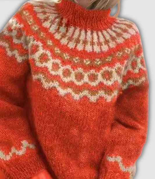 VIOLETTA I GEMÜTLICHER ROLLKRAGENPULLOVER