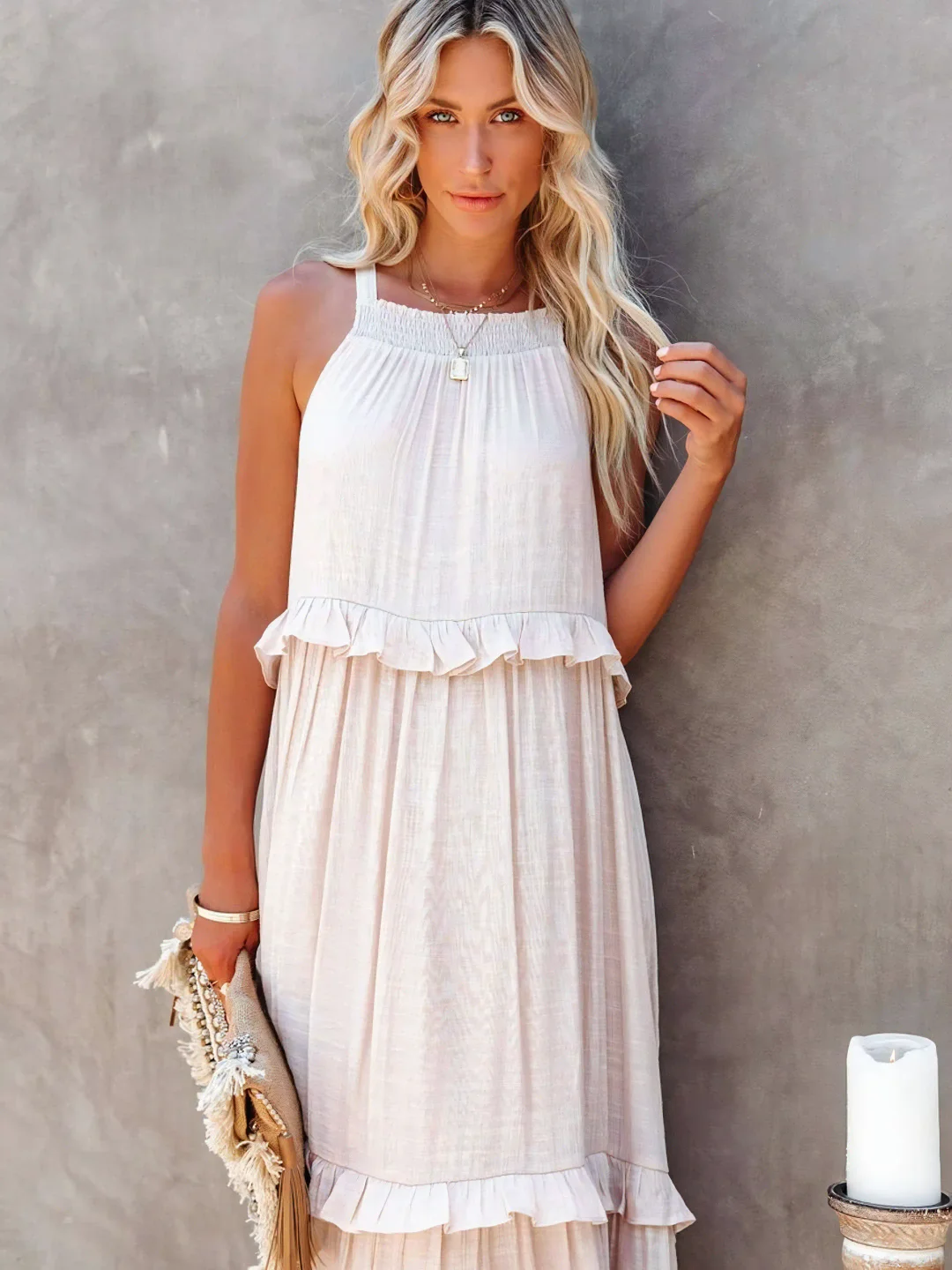 Darcey™ Ruffle Breeze Maxikleid