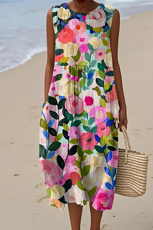 Ärmelloses Kleid – Lässiger Charme für sonnige Tage