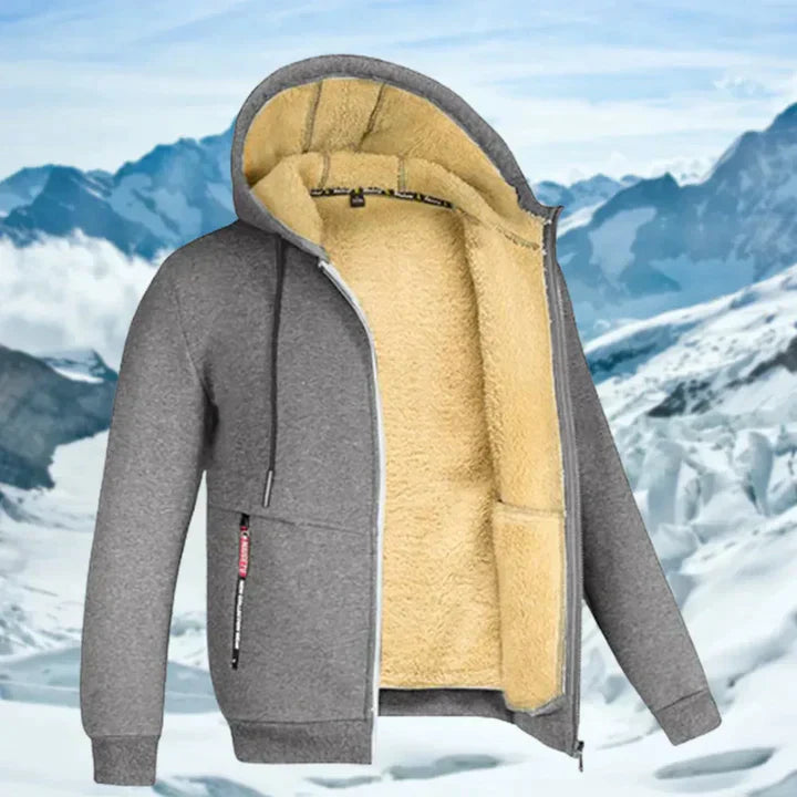 Arie – Winterjacke für Männer mit Kapuze und Fellkragen