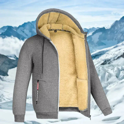 Arie – Winterjacke für Männer mit Kapuze und Fellkragen